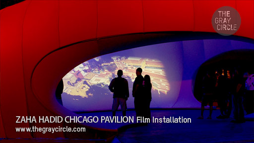Zaha Hadid Chicago Pavilion Installation Art - The Gray Circle 1