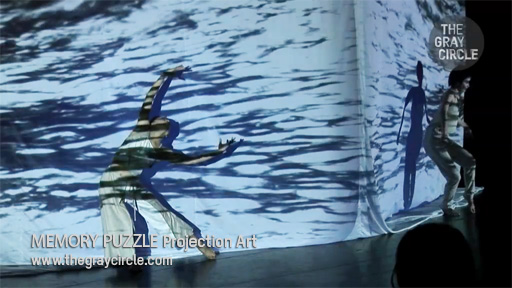MEMORY PUZZLE Projection Art - The Gray Circle 3