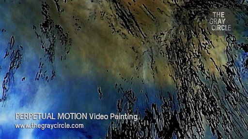 PERPETUAL MOTION Video Paintings - The Gray Circle 3