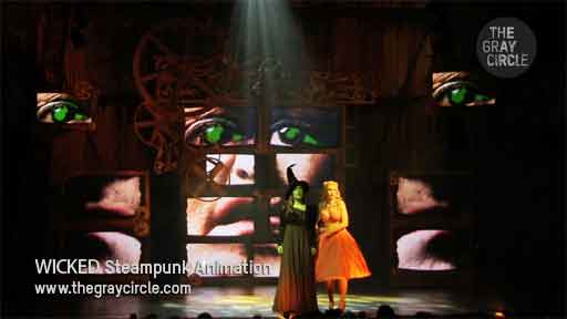 Wicked on stage Copenhagen - The Gray Circle 1
